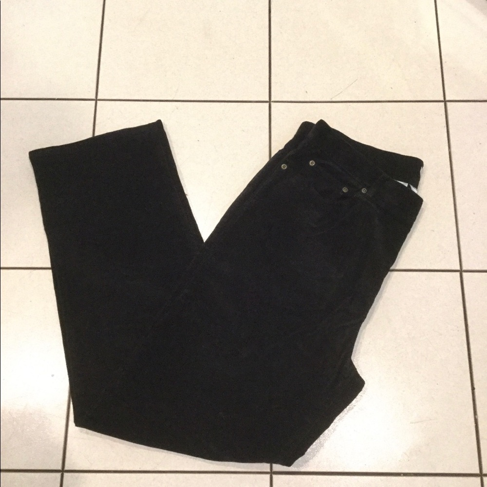 Jones New York Sport Black Corduroy Stretch size14